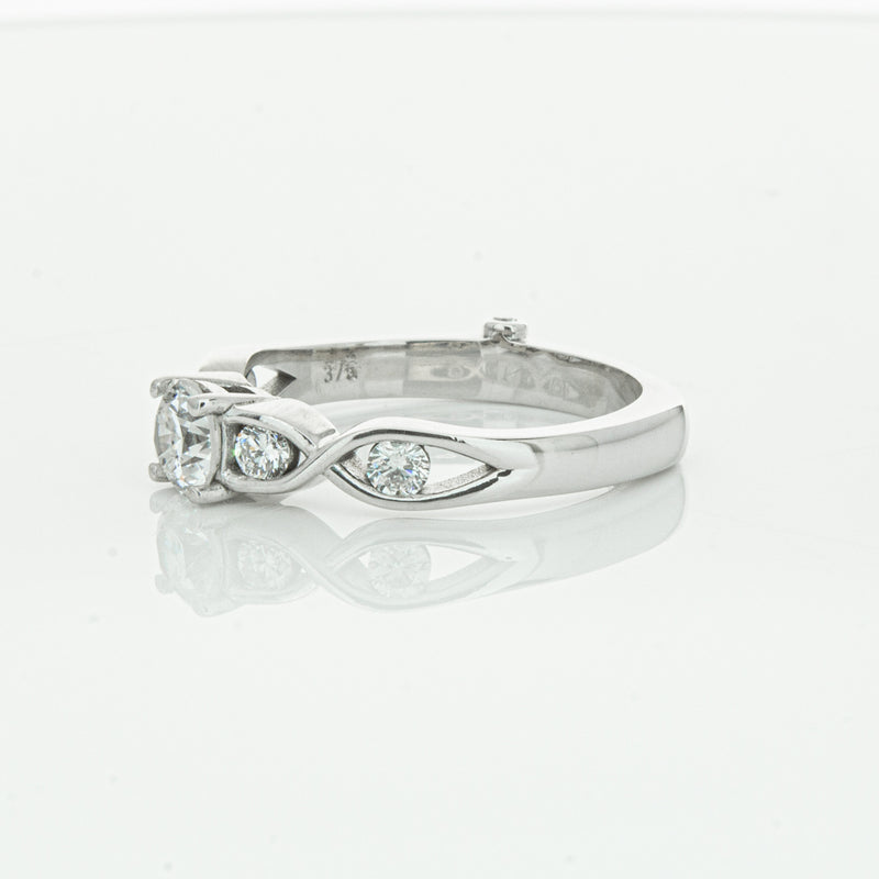 Deja Vu 9ct White Gold .50ct Diamond Ring-Ring-Walker & Hall