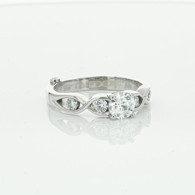 Deja Vu 9ct White Gold .50ct Diamond Ring-Ring-Walker & Hall