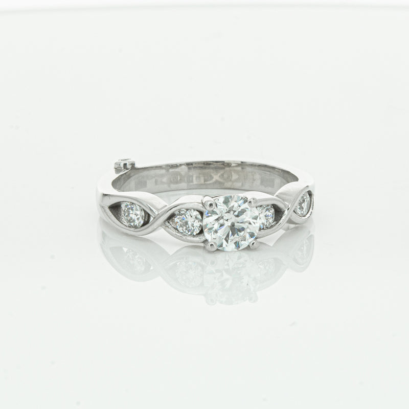 Deja Vu 9ct White Gold .50ct Diamond Ring-Ring-Walker & Hall