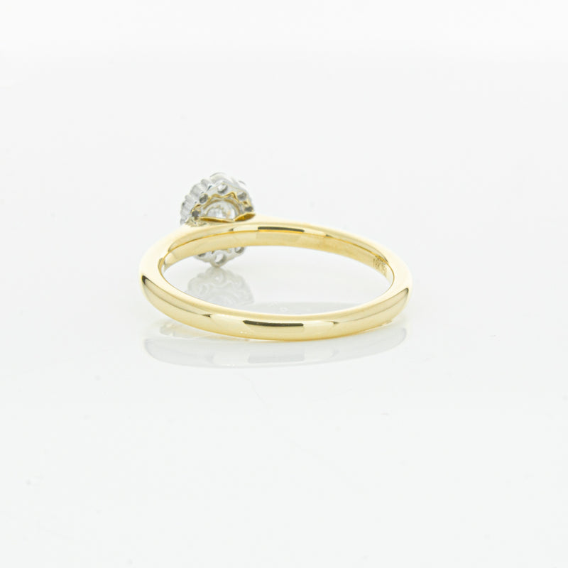 18ct Yellow Gold Diamond Cello Ring-Ring-Walker & Hall