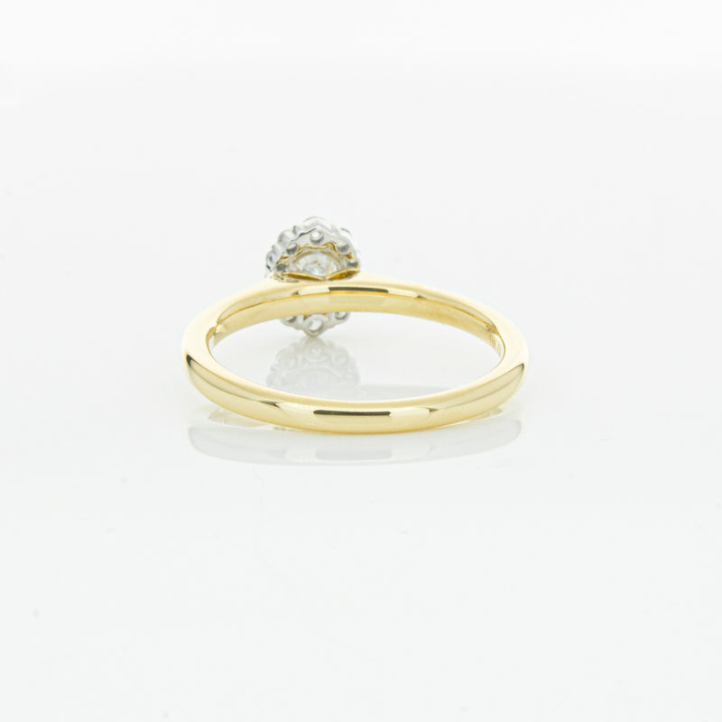 18ct Yellow Gold Diamond Cello Ring-Ring-Walker & Hall