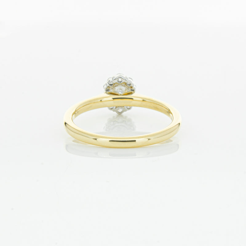 18ct Yellow Gold Diamond Cello Ring-Ring-Walker & Hall