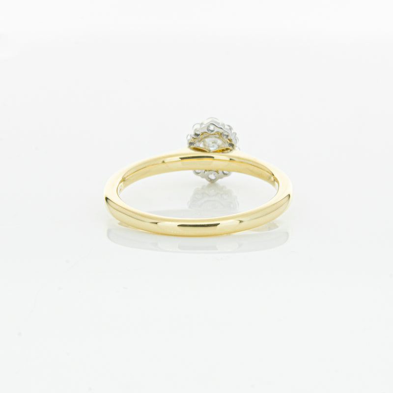 18ct Yellow Gold Diamond Cello Ring-Ring-Walker & Hall