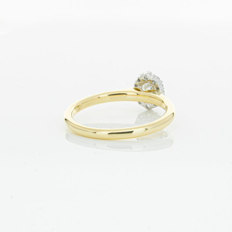18ct Yellow Gold Diamond Cello Ring-Ring-Walker & Hall