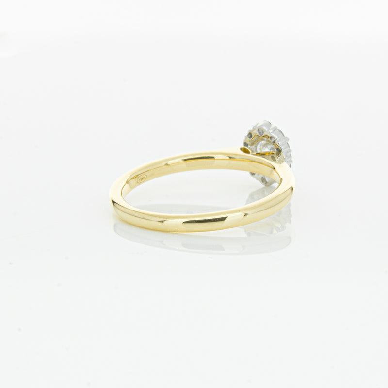 18ct Yellow Gold Diamond Cello Ring-Ring-Walker & Hall