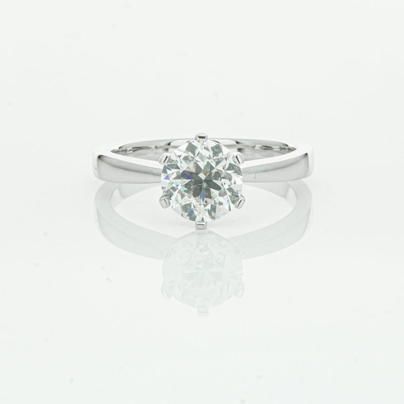 18ct White Gold 1.50ct Diamond Nova Ring-Ring-Walker & Hall