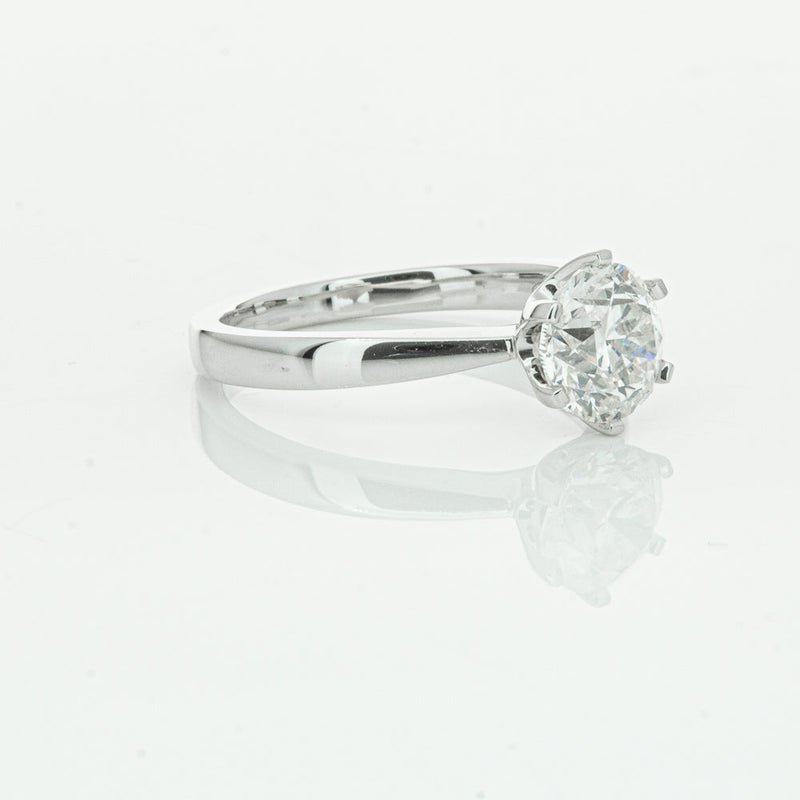 18ct White Gold 1.50ct Diamond Nova Ring-Ring-Walker & Hall