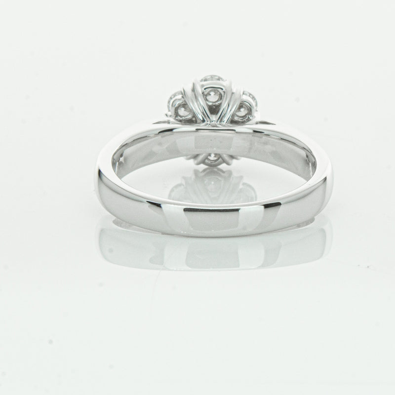 18ct White Gold .65ct Diamond Lotus Ring-Ring-Walker & Hall