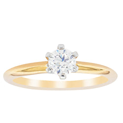 18ct Yellow Gold .40ct Diamond Cosmopolitan Ring - Ring - Walker & Hall