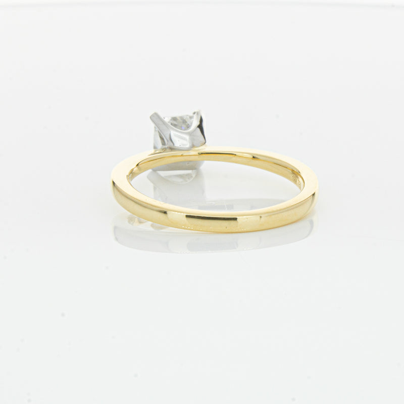 18ct Yellow Gold 1.00ct Princess Cut Diamond Royale Ring-Ring-Walker & Hall