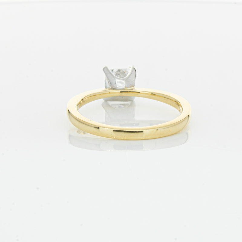 18ct Yellow Gold 1.00ct Princess Cut Diamond Royale Ring-Ring-Walker & Hall