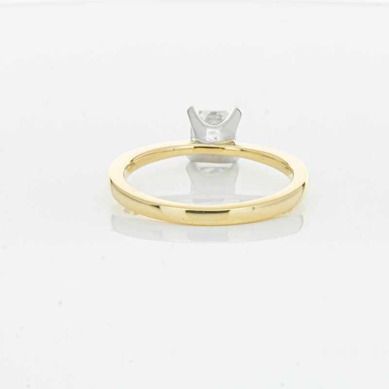 18ct Yellow Gold 1.00ct Princess Cut Diamond Royale Ring-Ring-Walker & Hall