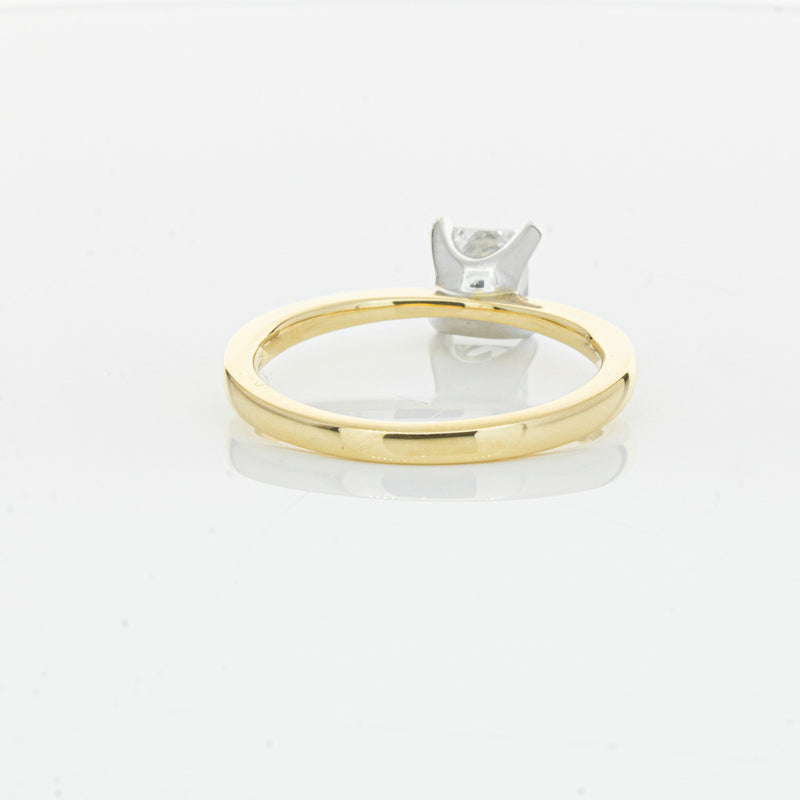 18ct Yellow Gold 1.00ct Princess Cut Diamond Royale Ring-Ring-Walker & Hall