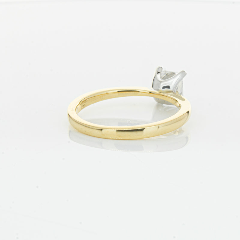 18ct Yellow Gold 1.00ct Princess Cut Diamond Royale Ring-Ring-Walker & Hall