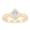 Deja Vu 18ct Yellow Gold .36ct Princess Cut Diamond Ring - Ring - Walker & Hall