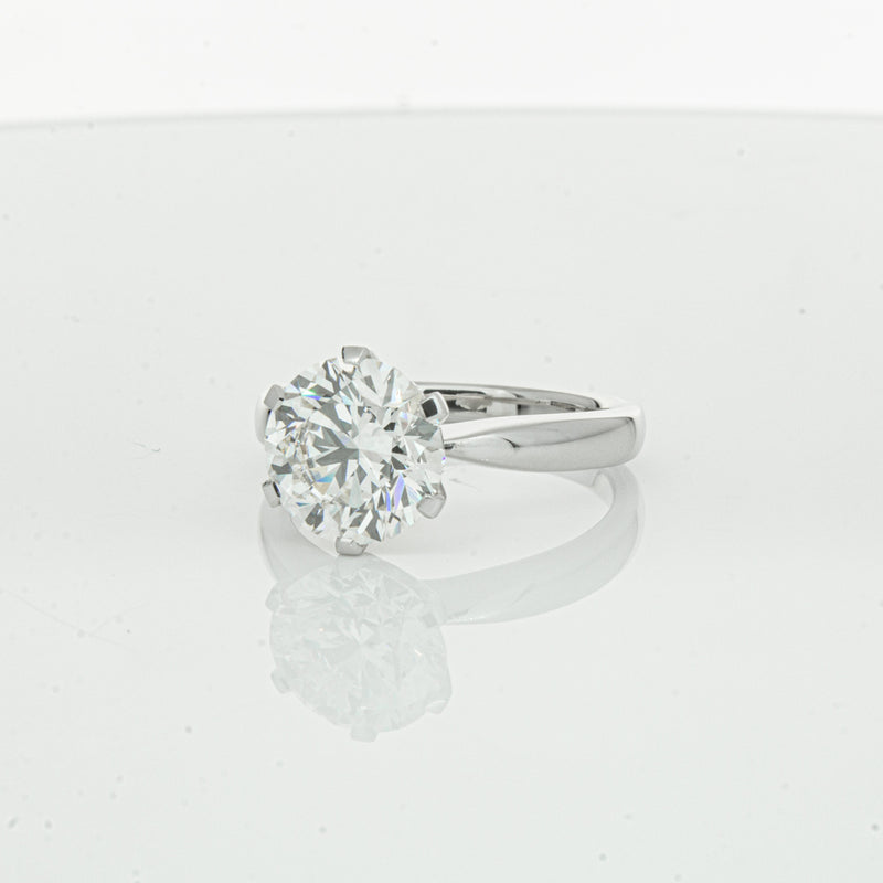 18ct White Gold 3.20ct Diamond Nova Ring-Ring-Walker & Hall