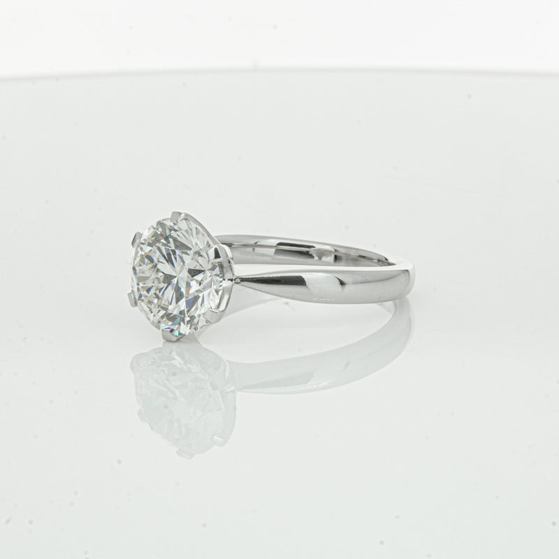 18ct White Gold 3.20ct Diamond Nova Ring-Ring-Walker & Hall