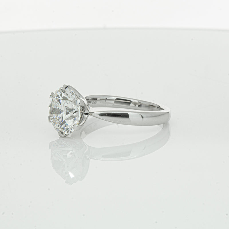 18ct White Gold 3.20ct Diamond Nova Ring-Ring-Walker & Hall