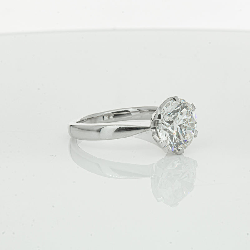 18ct White Gold 3.20ct Diamond Nova Ring-Ring-Walker & Hall