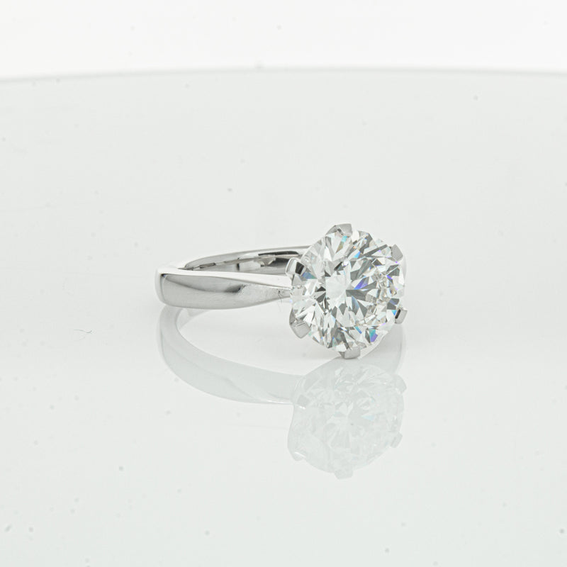 18ct White Gold 3.20ct Diamond Nova Ring-Ring-Walker & Hall