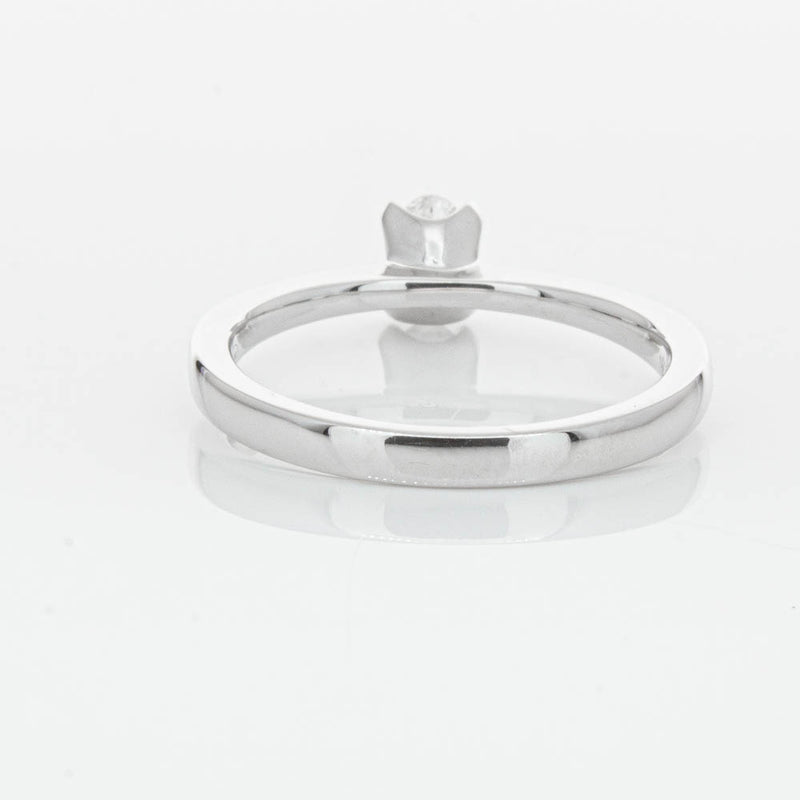 18ct White Gold .30ct Oval Cut Diamond Royale Ring-Ring-Walker & Hall