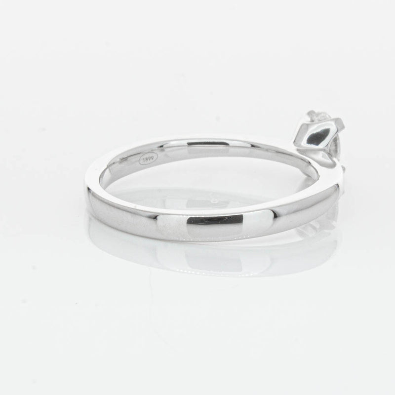 18ct White Gold .30ct Oval Cut Diamond Royale Ring-Ring-Walker & Hall