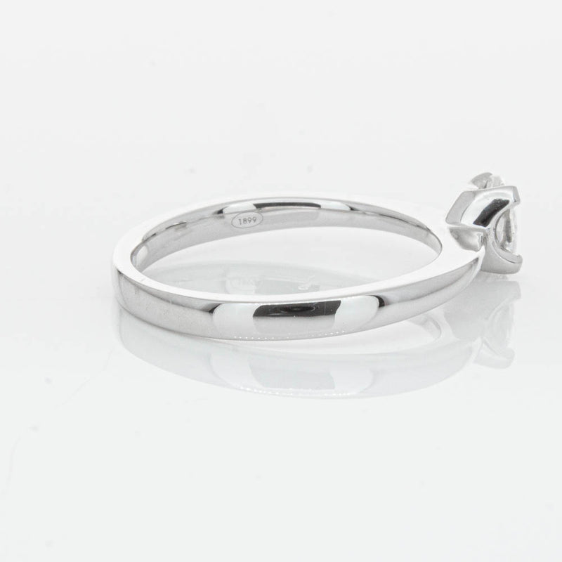 18ct White Gold .30ct Oval Cut Diamond Royale Ring-Ring-Walker & Hall