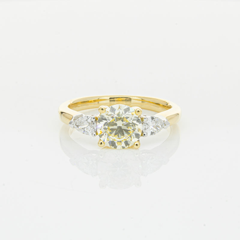 18ct Yellow Gold Yellow Diamond Ayla Ring-Ring-Walker & Hall