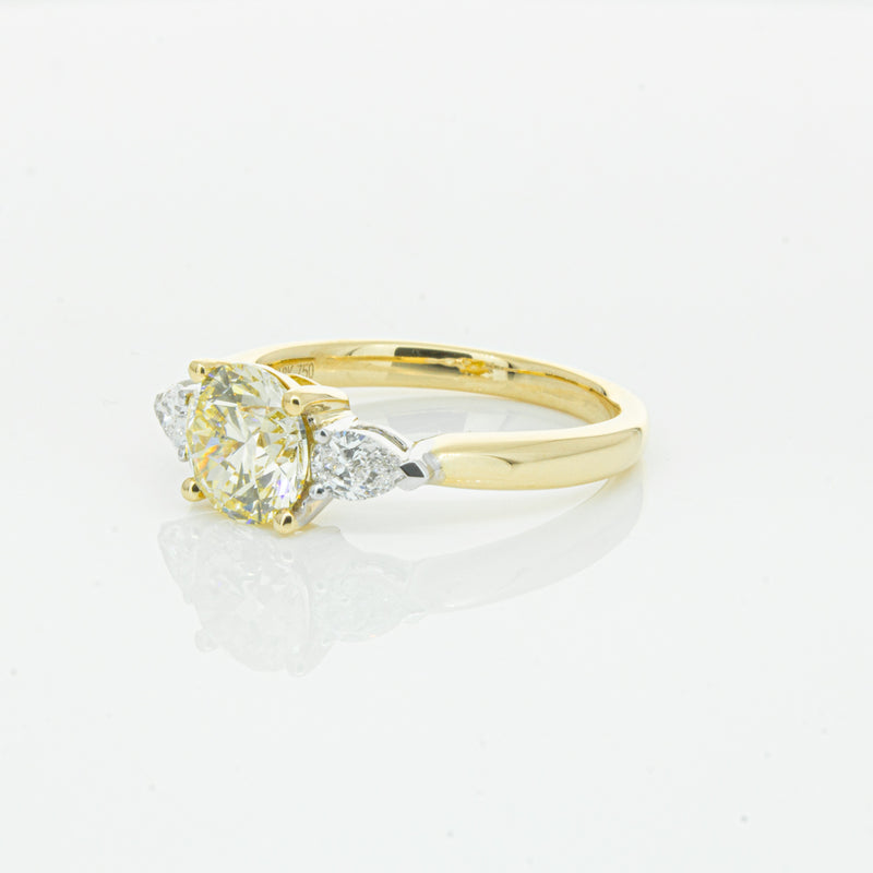 18ct Yellow Gold Yellow Diamond Ayla Ring-Ring-Walker & Hall