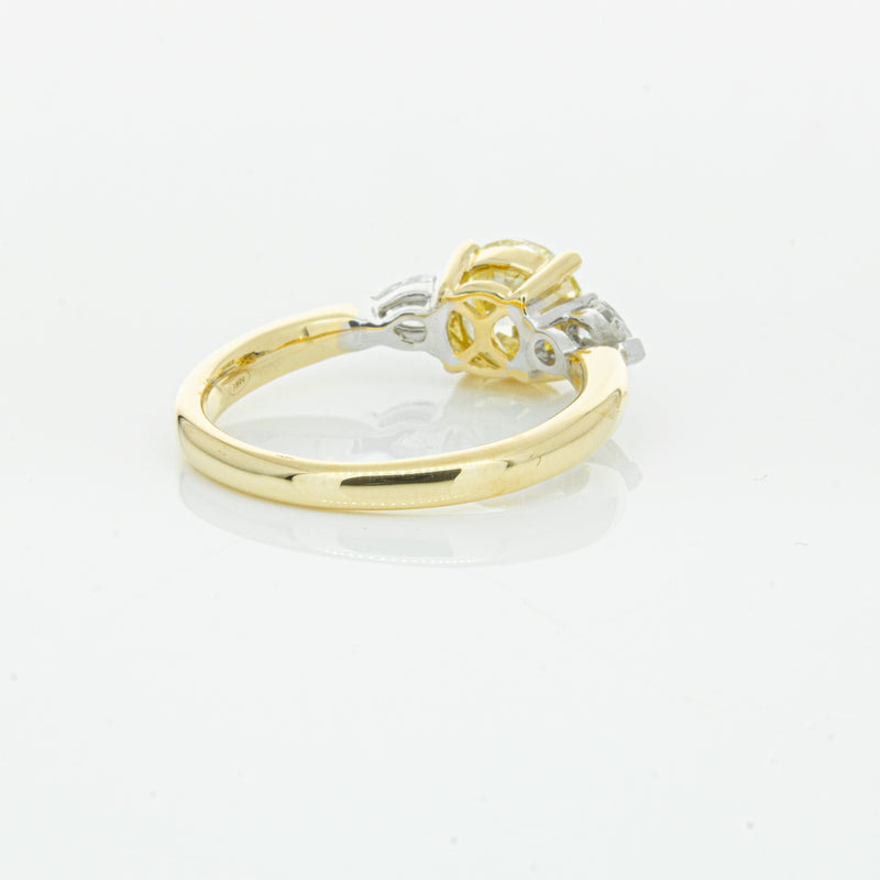 18ct Yellow Gold Yellow Diamond Ayla Ring-Ring-Walker & Hall