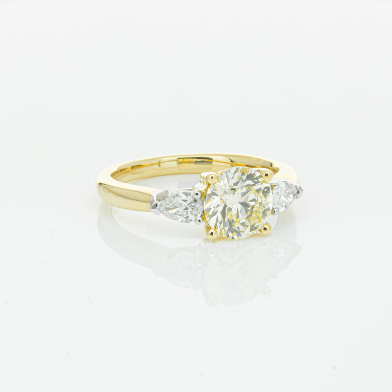 18ct Yellow Gold Yellow Diamond Ayla Ring-Ring-Walker & Hall