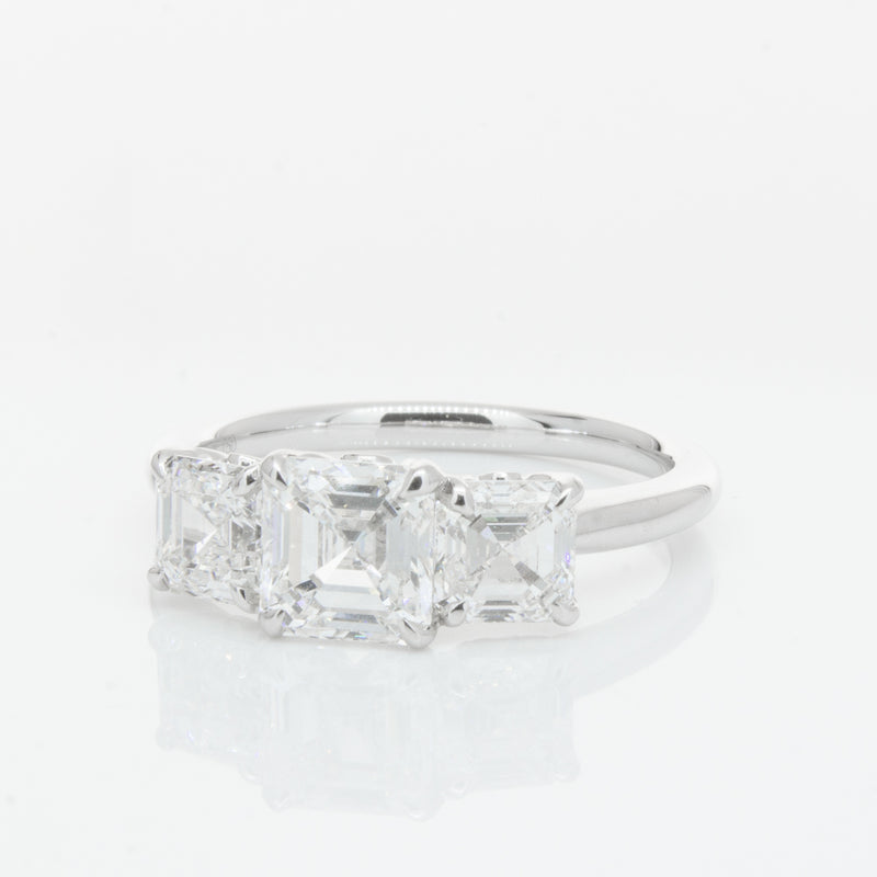 18ct White Gold Diamond Octavia Ring-Ring-Walker & Hall