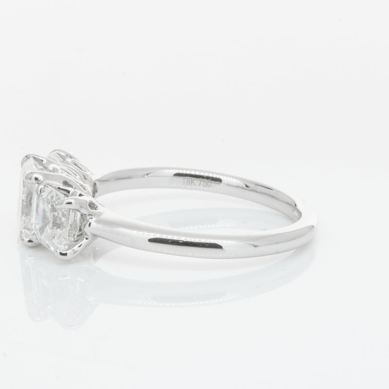 18ct White Gold Diamond Octavia Ring-Ring-Walker & Hall