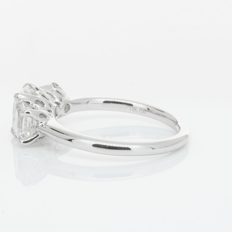18ct White Gold Diamond Octavia Ring-Ring-Walker & Hall