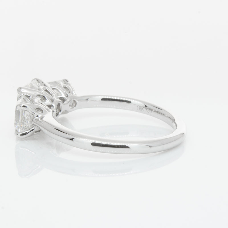 18ct White Gold Diamond Octavia Ring-Ring-Walker & Hall