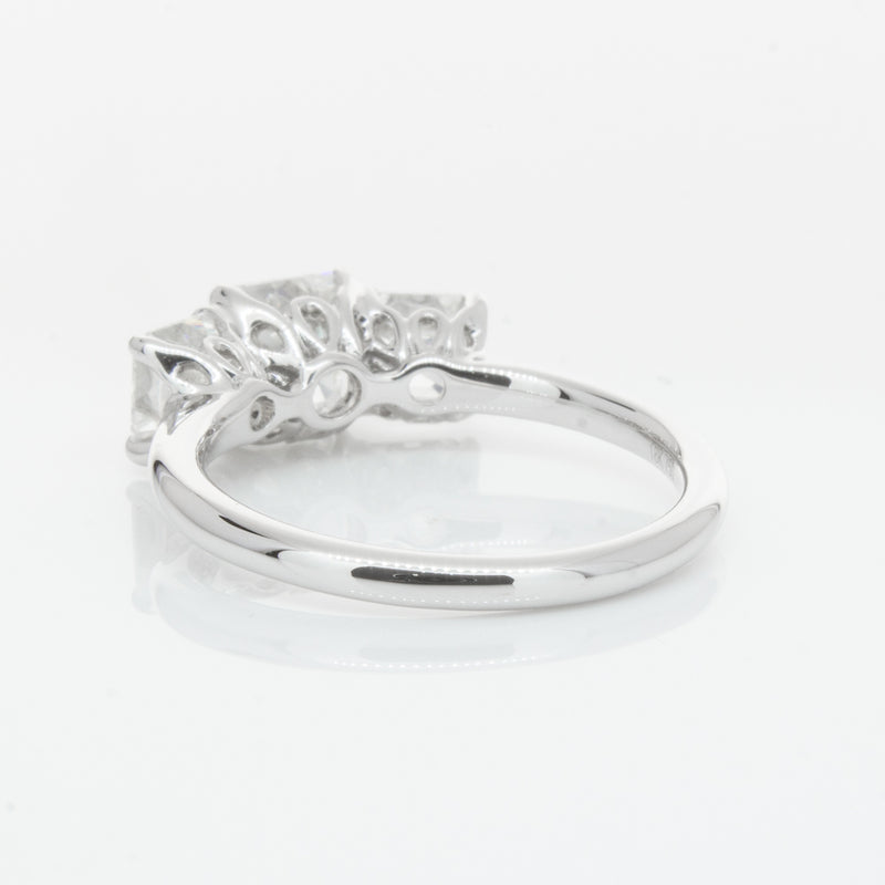 18ct White Gold Diamond Octavia Ring-Ring-Walker & Hall