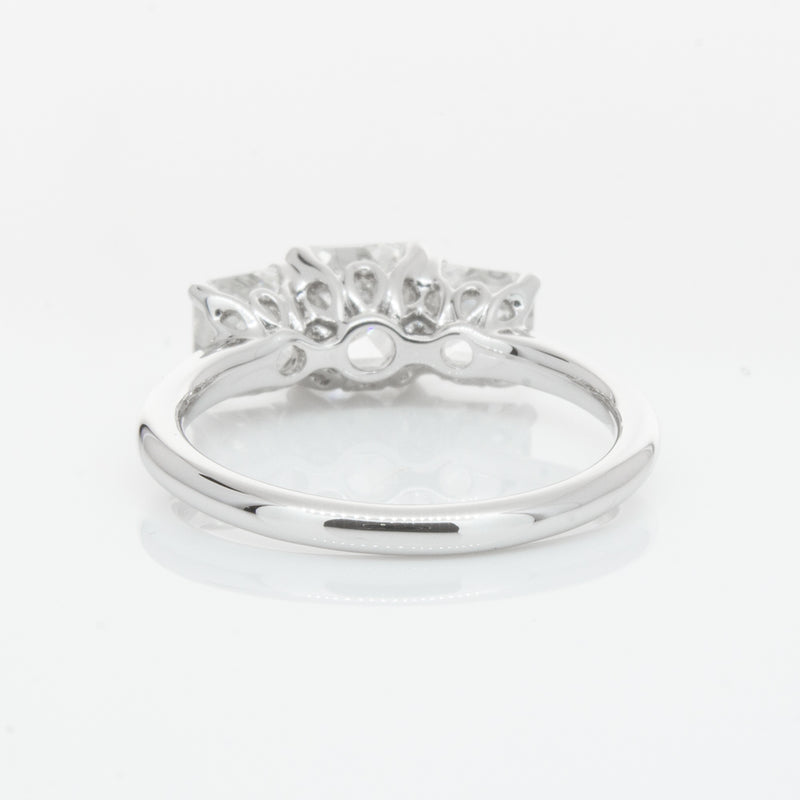 18ct White Gold Diamond Octavia Ring-Ring-Walker & Hall