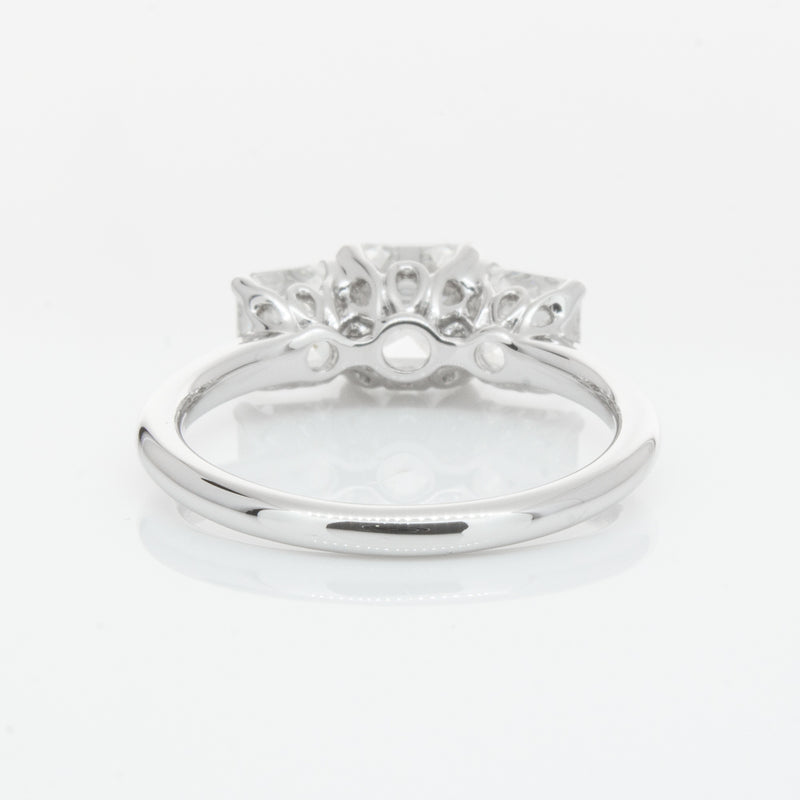 18ct White Gold Diamond Octavia Ring-Ring-Walker & Hall