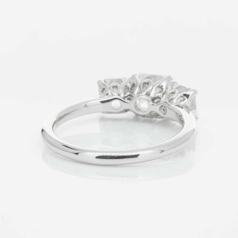 18ct White Gold Diamond Octavia Ring-Ring-Walker & Hall