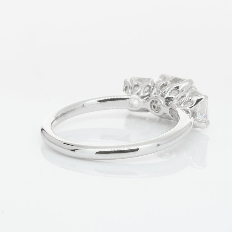 18ct White Gold Diamond Octavia Ring-Ring-Walker & Hall