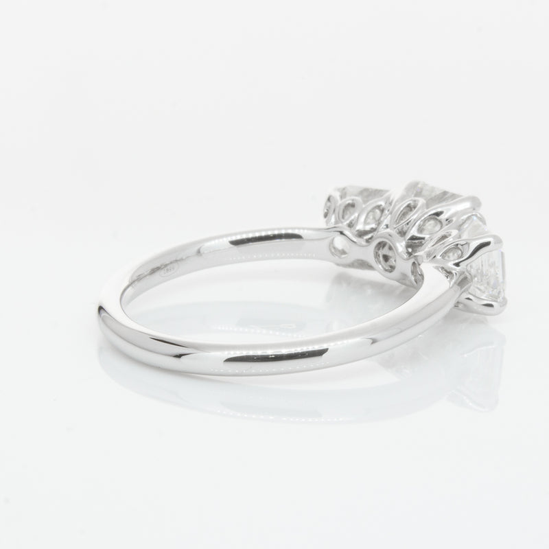 18ct White Gold Diamond Octavia Ring-Ring-Walker & Hall