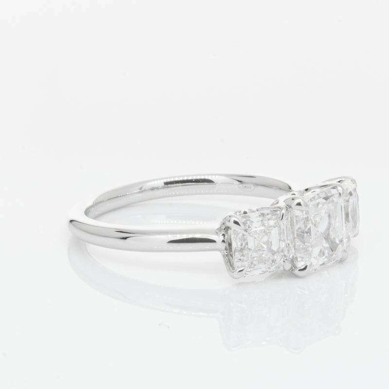 18ct White Gold Diamond Octavia Ring-Ring-Walker & Hall