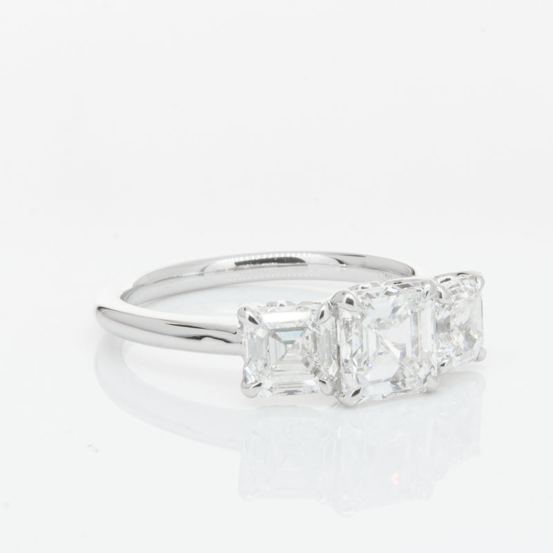 18ct White Gold Diamond Octavia Ring-Ring-Walker & Hall