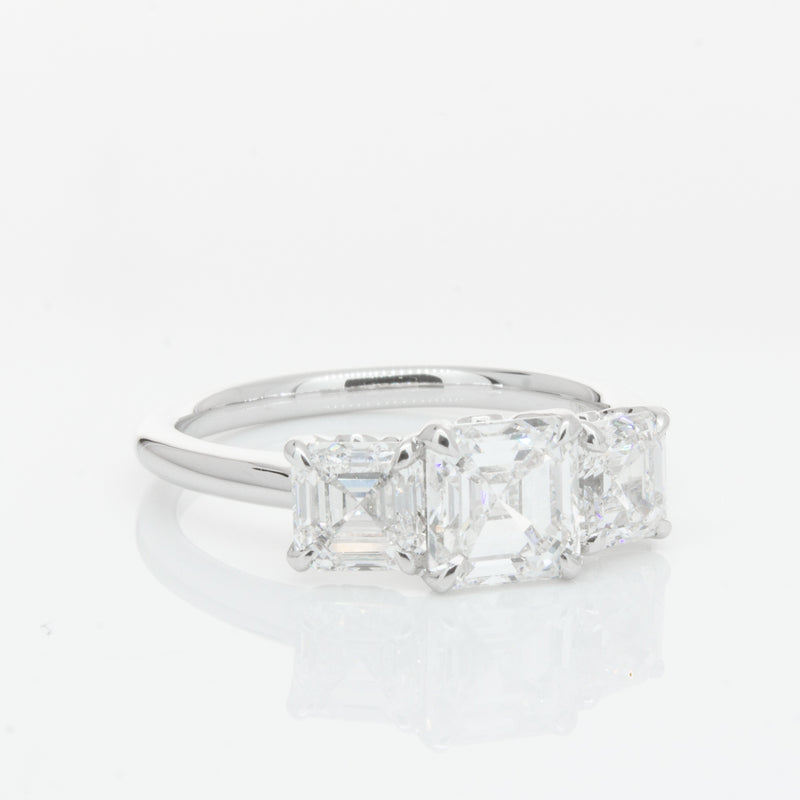 18ct White Gold Diamond Octavia Ring-Ring-Walker & Hall