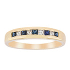9ct Yellow Gold Sapphire & Diamond Ring - Ring - Walker & Hall