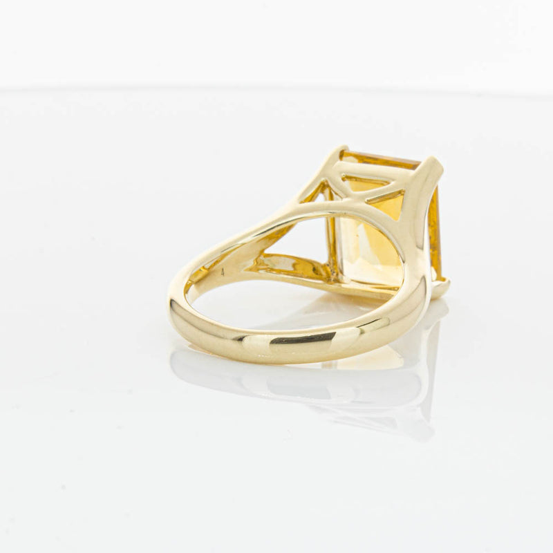 14ct Yellow Gold Citrine Verona Ring-Ring-Walker & Hall