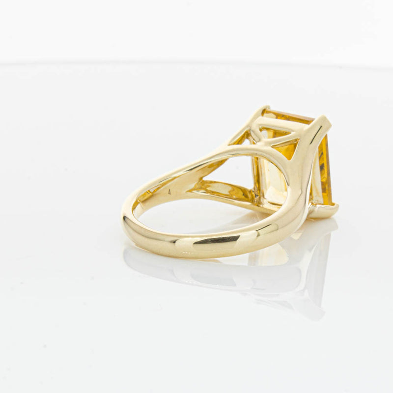 14ct Yellow Gold Citrine Verona Ring-Ring-Walker & Hall