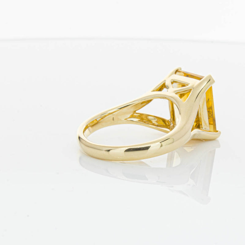 14ct Yellow Gold Citrine Verona Ring-Ring-Walker & Hall
