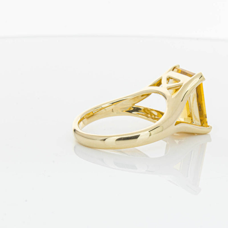 14ct Yellow Gold Citrine Verona Ring-Ring-Walker & Hall