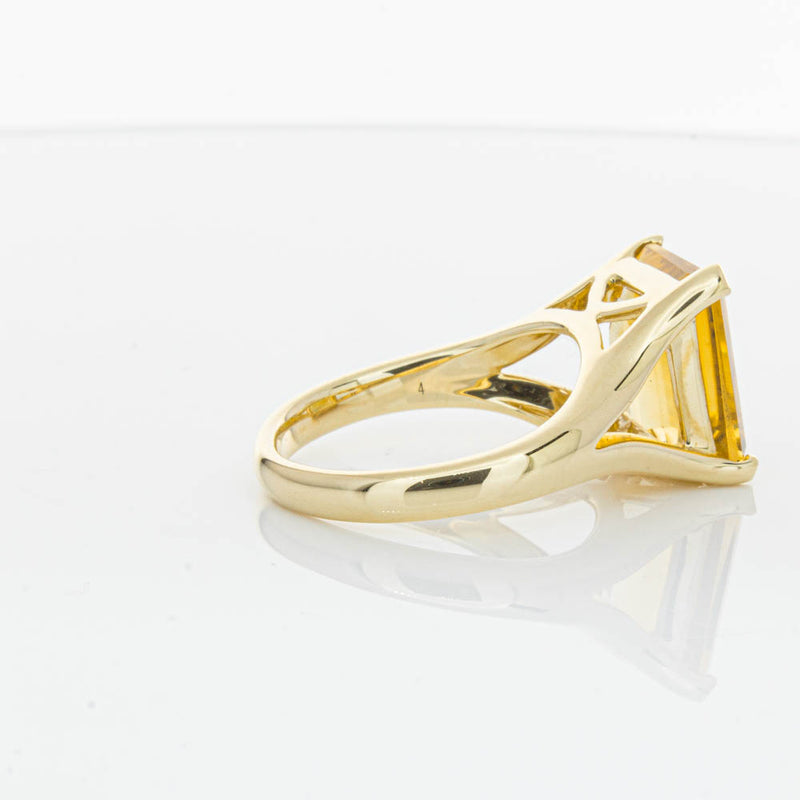 14ct Yellow Gold Citrine Verona Ring-Ring-Walker & Hall